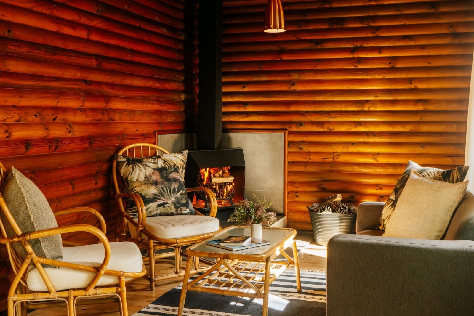 Self-Catering 2-Sleeper Cabin With Inside Fireplace (X2)